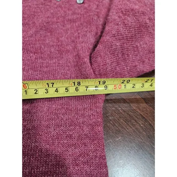 Poetry Alpaca Wool Knit Dress Plum Layered Hem Cottagecore UK 12 US 8 Pink  Plaid - threedaughtersproperties.com